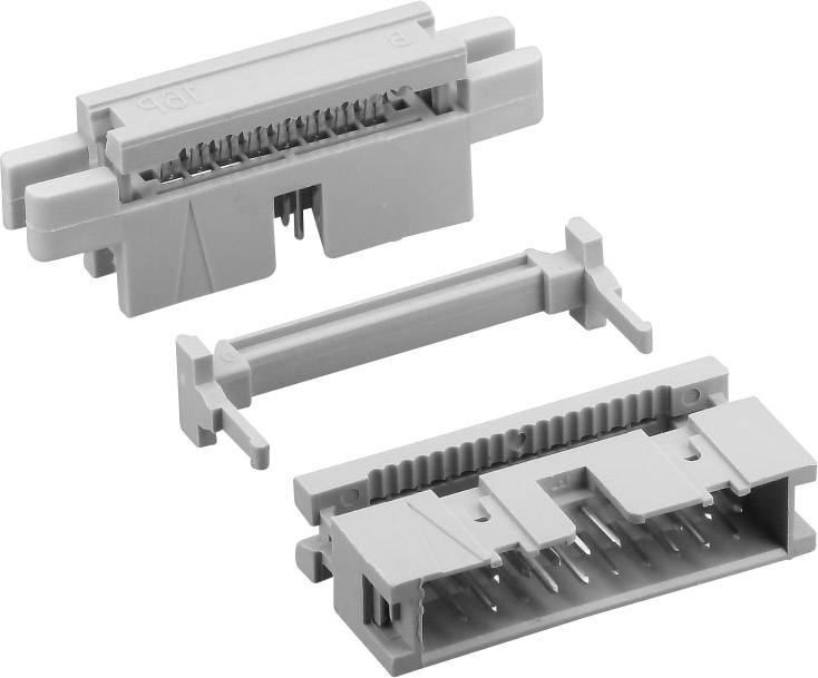 Tru Components standardni prikljucak sa muskim kontaktima 869 Ukupan broj pinova 20 Osnovna mreza: 2,54 mm TC-0738-20-10-0-60