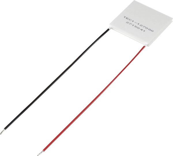 Tru Components TEC1-127080 peltier element 15,4 V/DC 8,5 A 72 V (D * s * V) 40 * 40 * 3,3 mm