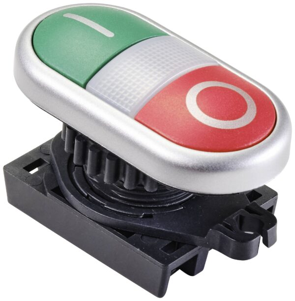 Tru Components TC-10344004 S2TR-P3V duplo dugme zeleno, crveno