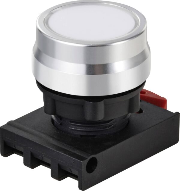 Tru Components TC-12835232 ONPOV26BK-V taster prekidac - prednji element dugme bela