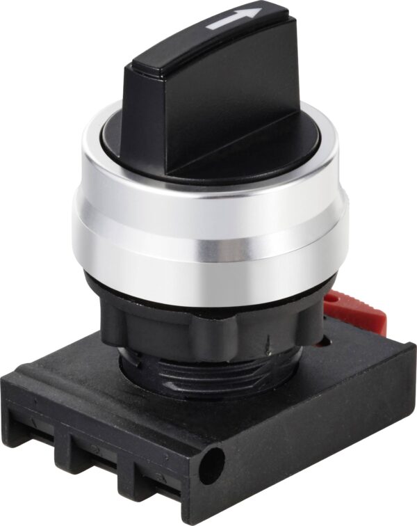 Tru Components TC-12835260 ONPOV26BK-*/31 selektorski prekidac - iglica prednjeg elementa crna 3 * +/- 45