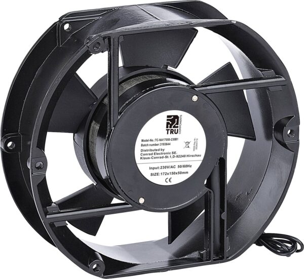 Tru Components TC-NA17050-230B1 aksijalni ventilator 230 V/AC 299 m?/h (D * S * V) 172 * 150 * 50 mm