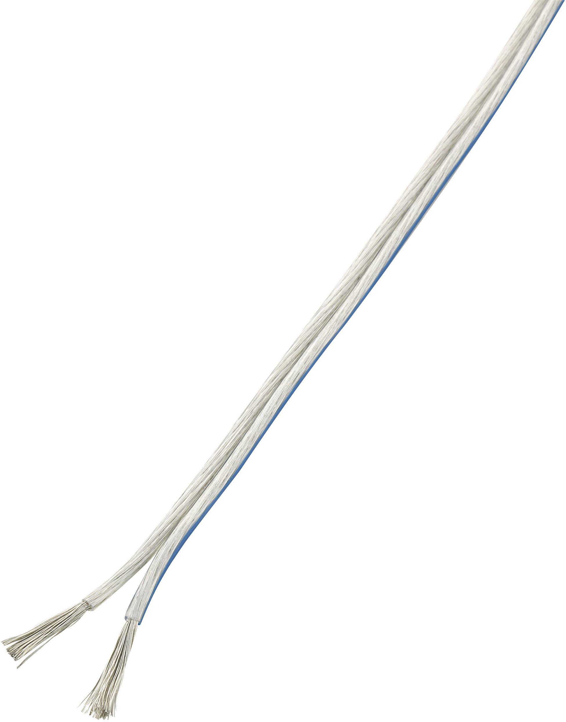 Kabl za zvucnik 2 * 0,75 mm 2 transparentan Tru Components 1570289 10 m