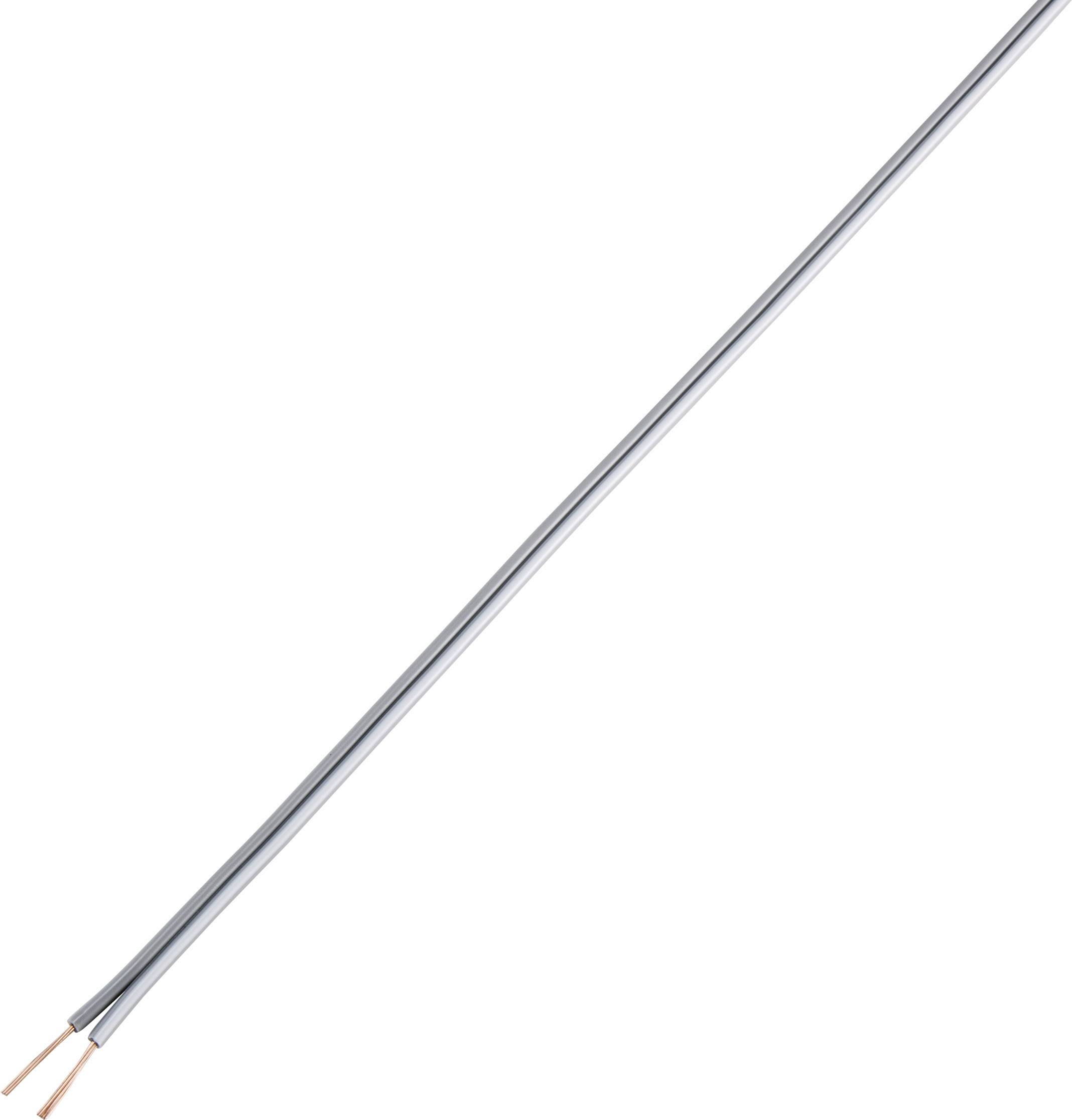 Tru Components TC-7815632 kabl za zvucnik 2 * 0,40 mm 2 sivi 10 m
