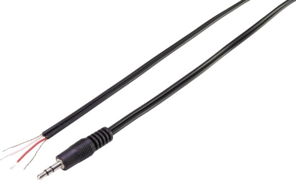 Tru Components 93038c442 3,5 mm banana konektor 3,5 mm banana muski konektor - stereo sa slobodnim krajem ad