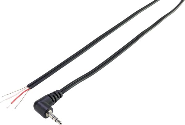 Tru Components 93038c443 3,5 mm banana konektor 3,5 mm banana muski konektor - stereo sa slobodnim krajem ad