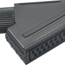 Scart konektor, ugaona uticnica, crne Tru Components