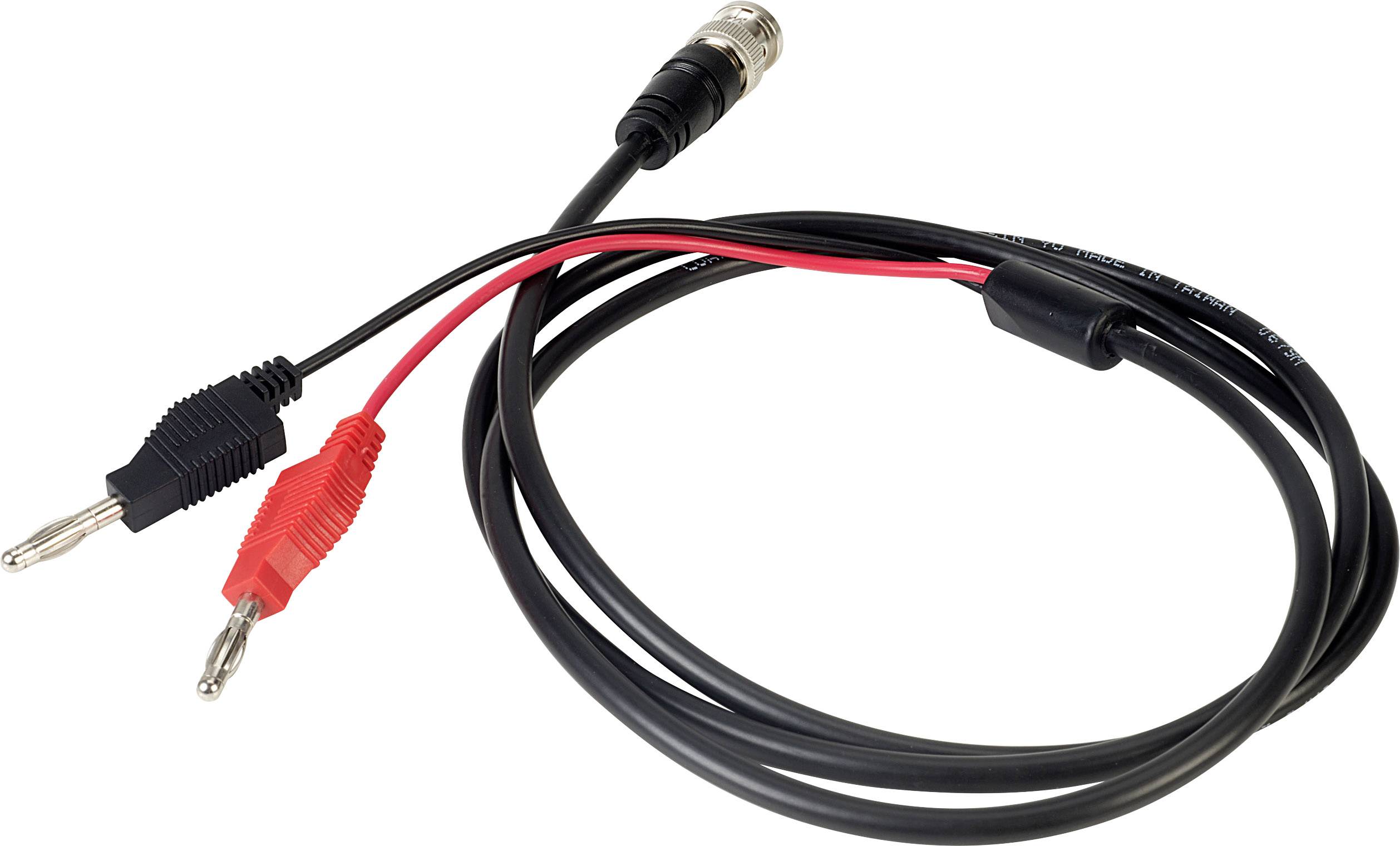 Tru Components 16-0300 BNC test kabl 139,00 cm crni, crveni