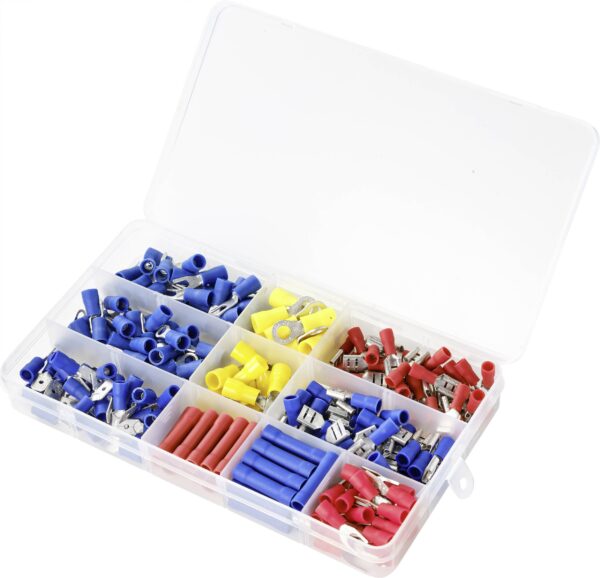 Tru Components TC-9904304 asortiman terminala za presovanje 0,50 mm 2 6 mm 2 crvena, zuta, plava 1 set Bo*