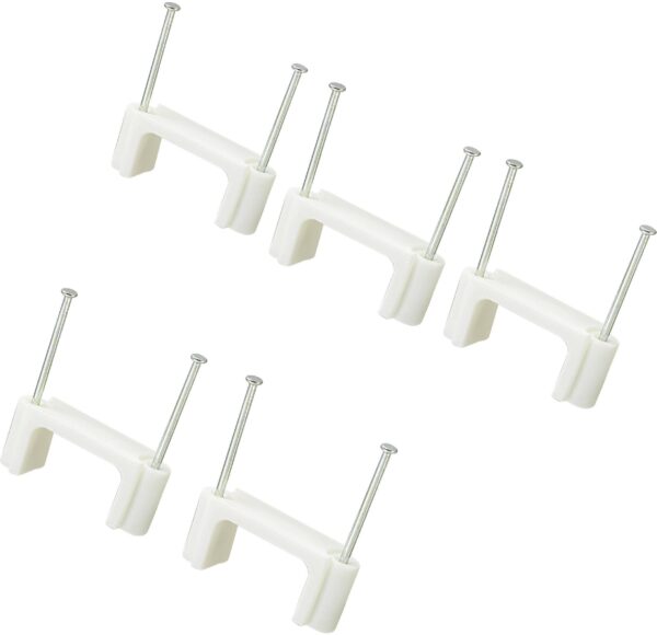 Obujmice za kablove sa kandzom, duplo fiksiranje, bele Tru Components 1593095 TC-DNF24203