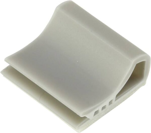 Ravna baza za pricvrscivanje kablova, svetlo siva Tru Components TC-6645720 100 komada