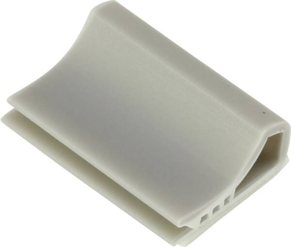 Ravna baza za pricvrscivanje kablova, svetlo siva Tru Components TC-6645724 100 komada
