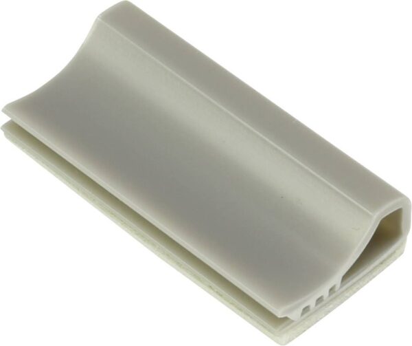 Ravna baza za pricvrscivanje kablova, svetlo siva Tru Components TC-6645732 100 komada