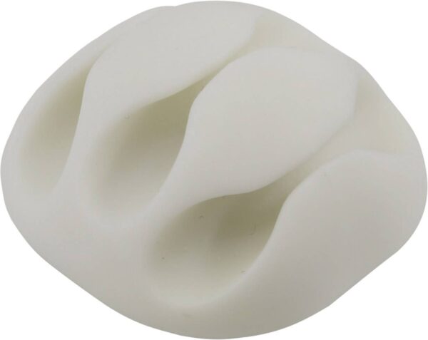 Tru Components TC-6646576 drzac kabla, samolepljivi, beli