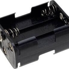 Drzac baterije 6* Mignon (AA) prikljucak dugmeta Tru Components BH-363-1B