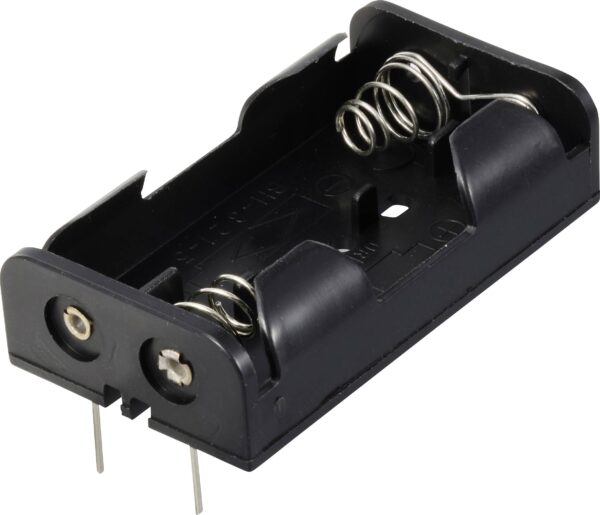 Tru Components TC-13220528 drzac baterije 2* Mignon (AA) kontaktni polovi (D * S * V) 59 * 15 * 33 mm