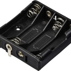 Tru Components TC-13220584 drzac baterije 4* mikro (AAA) lemni prikljucak (D * S * V) 52 * 49 * 13 mm