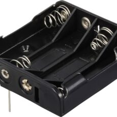 Tru Components TC-13220588 drzac baterije 4* Mikro (AAA) kontaktni polovi (D * S * V) 52 * 49 * 13 mm
