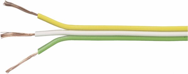 Provodnik fine zice 3*0,14 mm 2 zute, bele, zelene boje Tru Components 1567054 25 m
