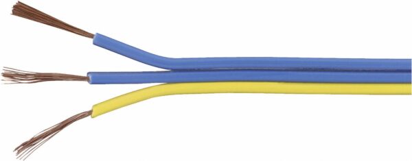 Provodnik fine zice 3*0,14 mm 2 plave, zute boje Tru Components 1567055 25 m