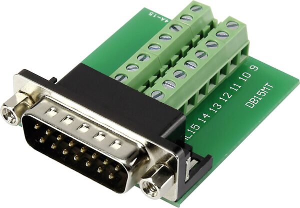 D-SUB utikac 90 stepeni. stubovi: 15 srafova Tru Components DSUB15M-16TB-2