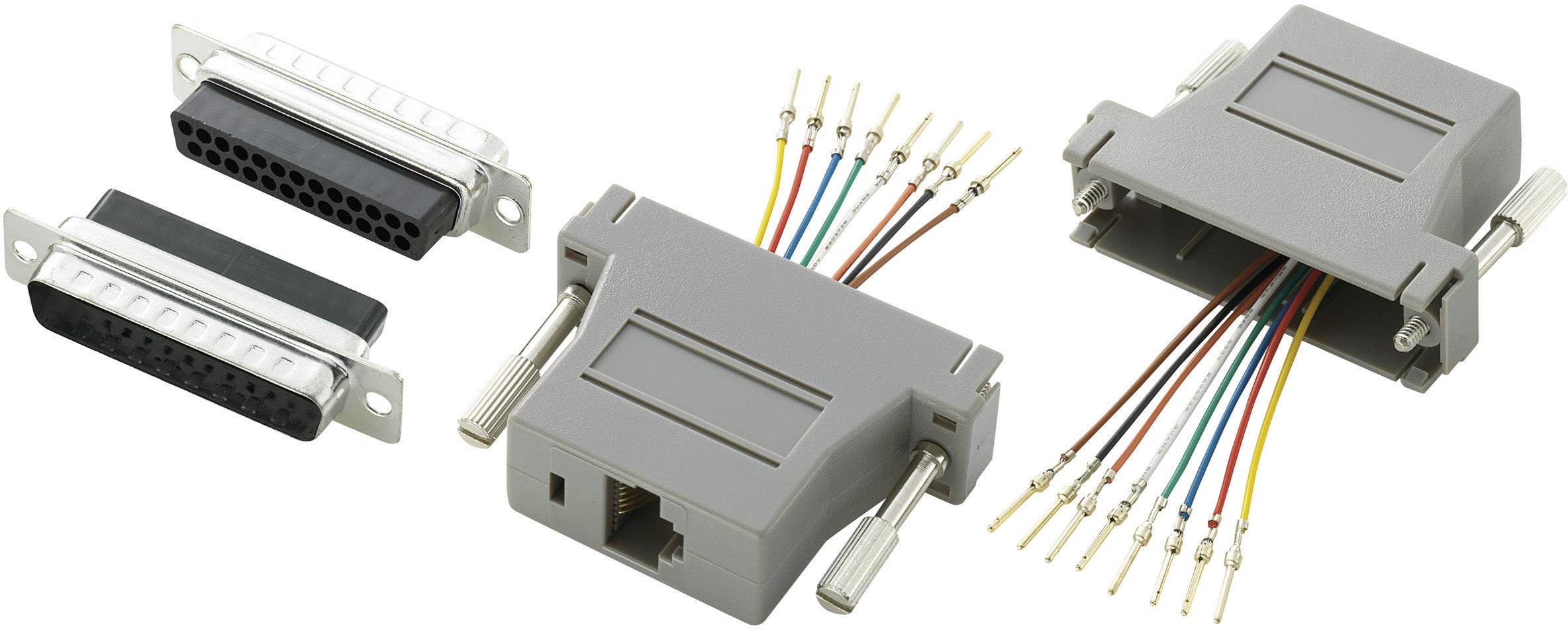D-SUBapter D-SUB utikac 25pin. - RJ45 uticnica Tru Components
