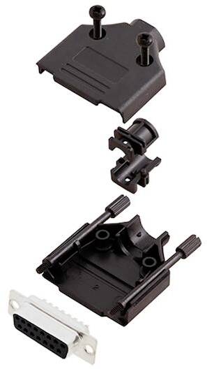 Tru Components TCDTPKP15DBSK 7708420 D-Sub uticnica - set 180 broj pinova: 15 vrh za lemljenje