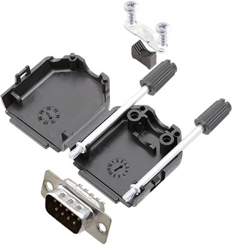 Tru Components TCDPPK09BKDBPK 7708672K D-Sub pin traka set 180 broj pinova: 9 vrha za lemljenje