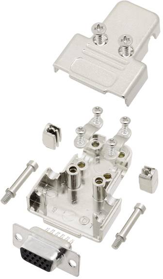 Tru Components TCTRIM09HDS15K 7708500 D-Sub uticnica - set 180 broj pinova: 15 vrh za lemljenje