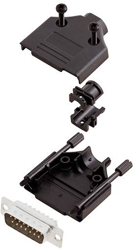 Tru Components TCDTPKP15DBPK 7708716 set D-Sub pin traka 180 broj pinova: 15 vrha za lemljenje