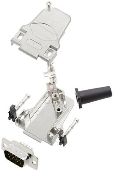 Tru Components TCD45ZF09HDP15K 7708744 set D-Sub pin traka 45 broj pinova: 15 vrh za lemljenje