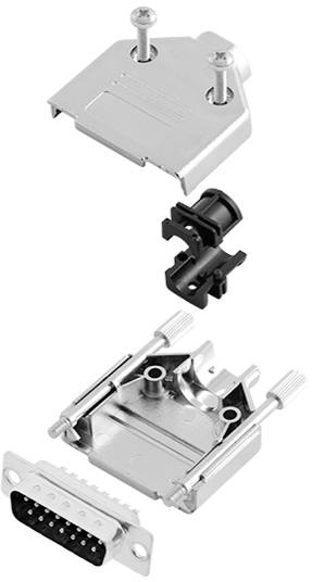 Tru Components TCDTPKM15DBPK 7708812 set D-Sub pin traka 180 broj pinova: 15 vrha za lemljenje