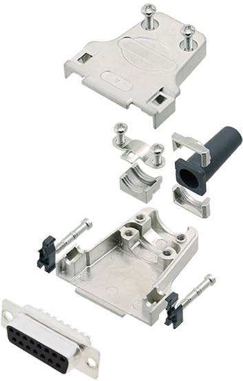 Tru Components TCDTZF15DBSK 7708912 D-Sub uticnica - set 180 broj pinova: 15 vrh za lemljenje