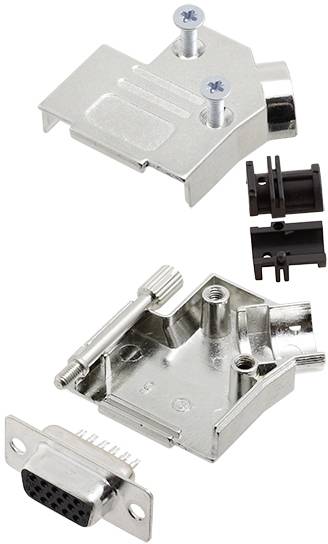 Tru Components TCD45ZK09HDS15K 7708956 D-Sub uticnica - set 45 broj pinova: 15 vrh za lemljenje
