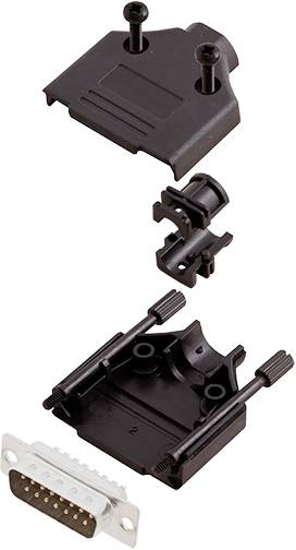 Tru Components TCDTPKP15DMPK 7709040 set D-Sub pin trake 180 broj pinova: 15 vrh za lemljenje