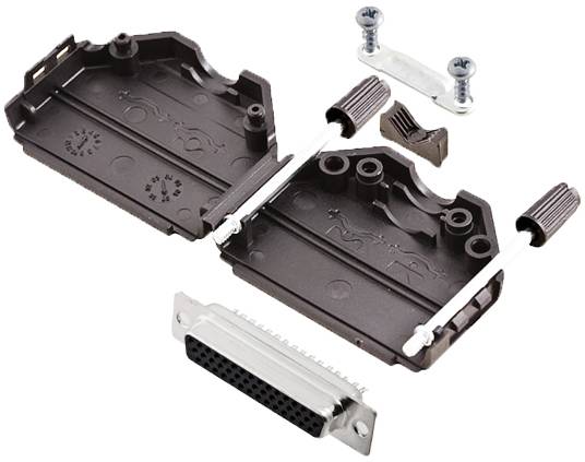 Tru Components TCDPPK25BKHDS44K 7709056 D-Sub uticnica - set 180 broj pinova: 44 vrh za lemljenje