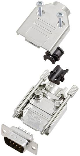 Tru Components TCDTPKM09DMPK 7709204 set D-Sub pin traka 180 broj pinova: 9 vrha za lemljenje