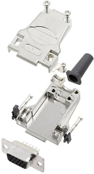 Tru Components TCDTZF09HDS15K 7709344 D-Sub uticnica - set 180 broj pinova: 15 vrh za lemljenje