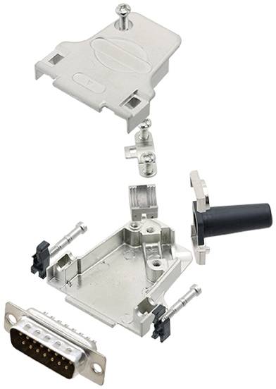 Tru Components TCD45ZF15DBPK 7709704 set D-Sub pin traka 45 broj pinova: 15 vrh za lemljenje