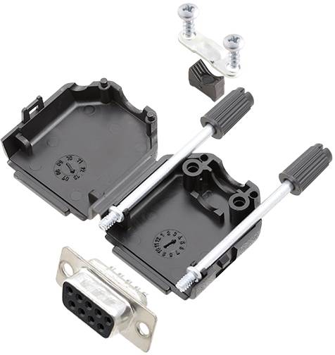 Tru Components TCDPPK09BKDBSK 7709164K D-Sub uticnica - set 180 broj pinova: 9 vrh za lemljenje