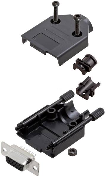 Tru Components TCDTPKP09HDS15K 7709504 D-Sub uticnica - set 180 broj pinova: 15 vrh za lemljenje