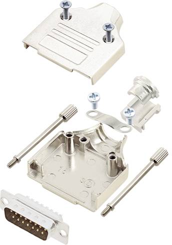 Tru Components TCMHDM15DBPK 7709936 set D-Sub pin traka 180 broj pinova: 15 vrha za lemljenje
