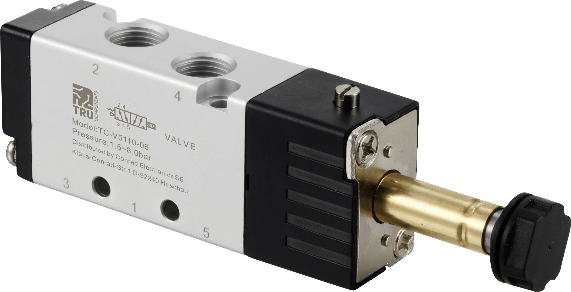 Tru Components elektromagnetni ventil TC-12772444 TC-V5110-06 G 1/8