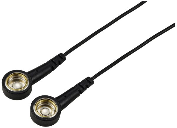 Tru Components TC-12356300 ESD kabl za uzemljenje crni 1,80 m dugme 10 mm, dugme 10 mm dugme 10 mm, dugme 10 mm