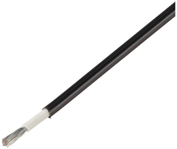 Tru Components TC-11990896 fotonaponski kabl 1 * 6 mm 2 crni 1m