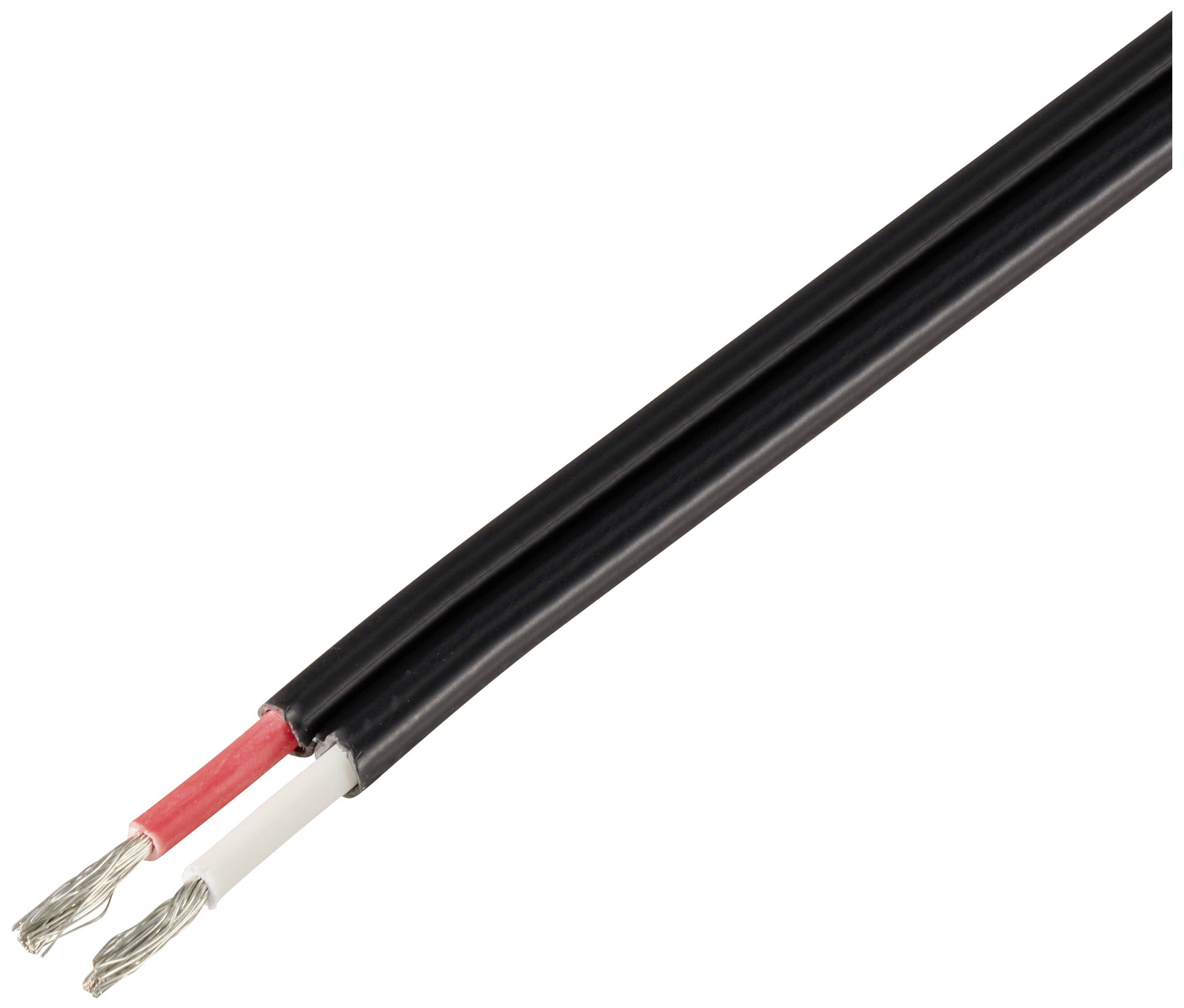 Tru Components TC-11990904 fotonaponski kabl 2 * 2,5 mm 2 crni 1m