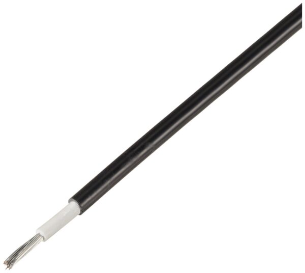 Tru Components TC-11990908 fotonaponski kabl 1 * 4 mm 2 crni 1m