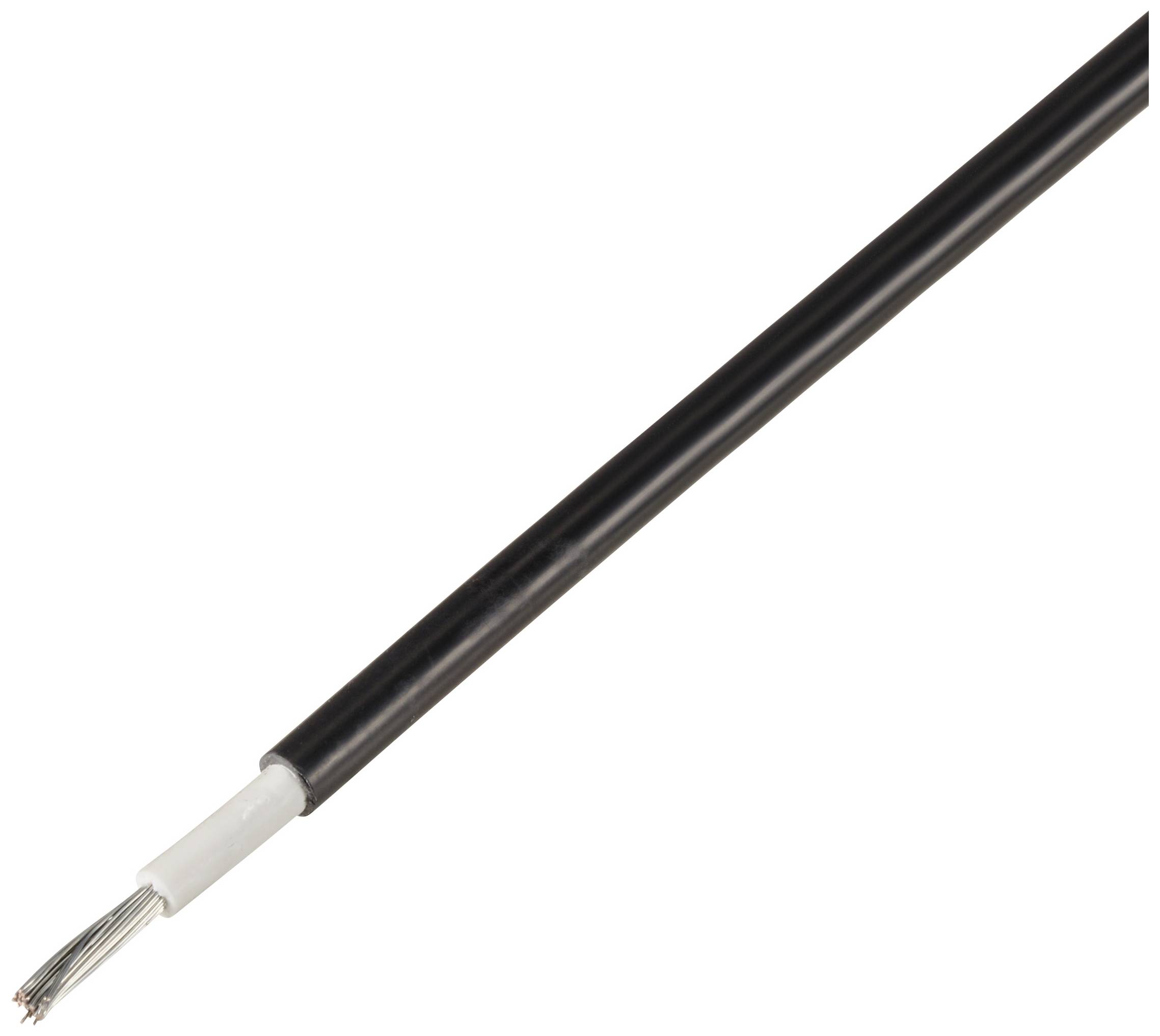 Tru Components TC-11990908 fotonaponski kabl 1 * 4 mm 2 crni 1m