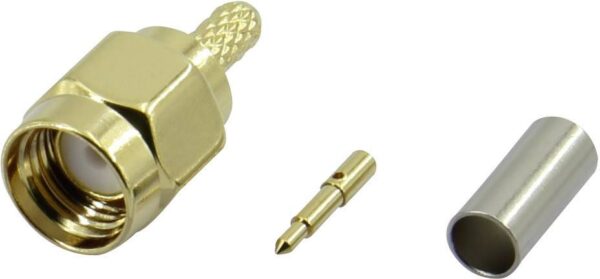SMA konektor, ravni utikac 50 Ohm Tru Components SMA-JC-RG174-2