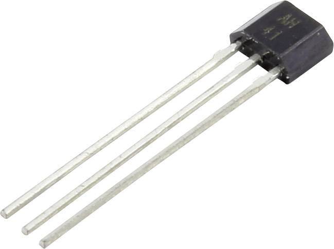 Tru Components Hol senzor AH3144EUA 4,5 - 24 V/DC Merni opseg: +0,005 - +0,022 T TO-92 za lemljenje